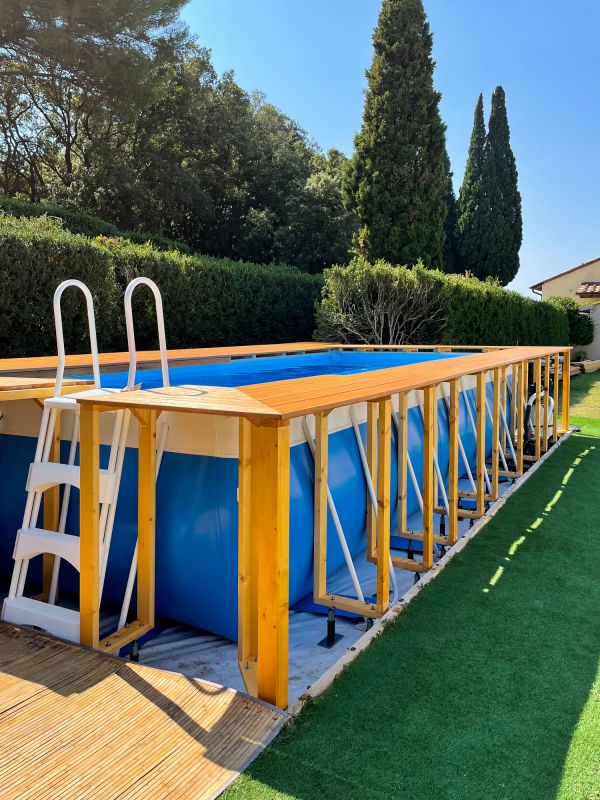 Pool Setup and Decking